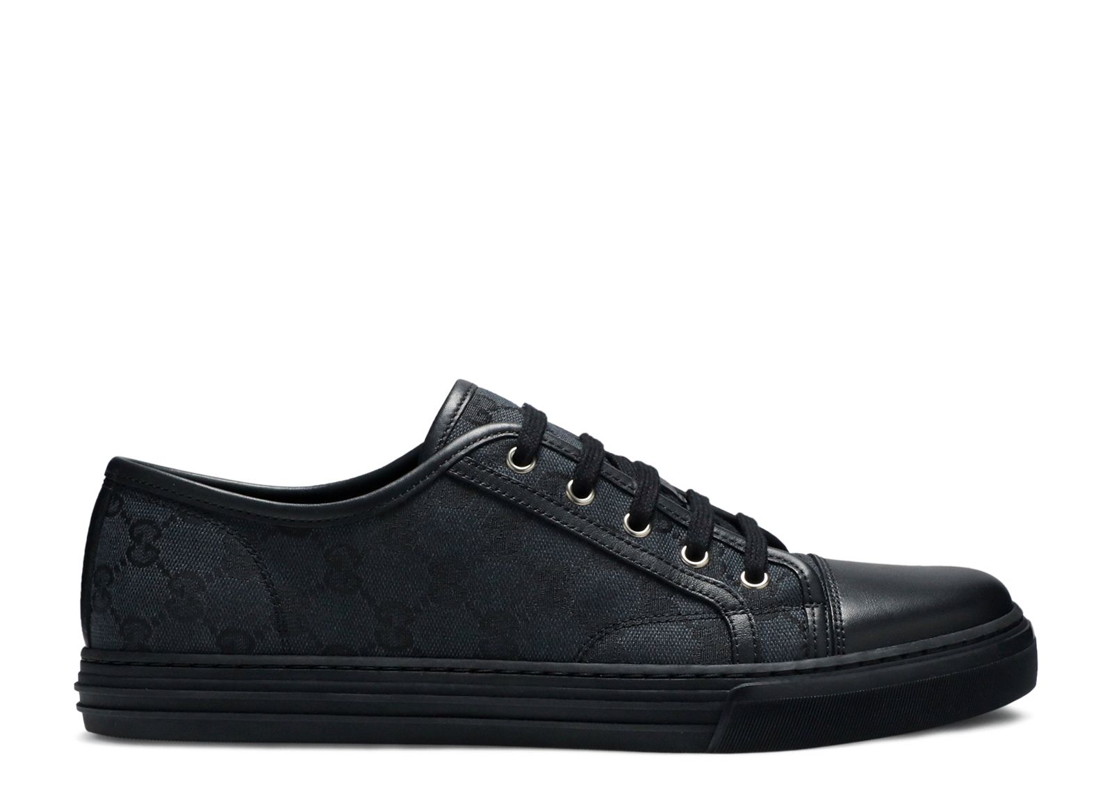 Gucci GG Canvas Low 'Grey Black' - Gucci - 426189 KQWM0 1948