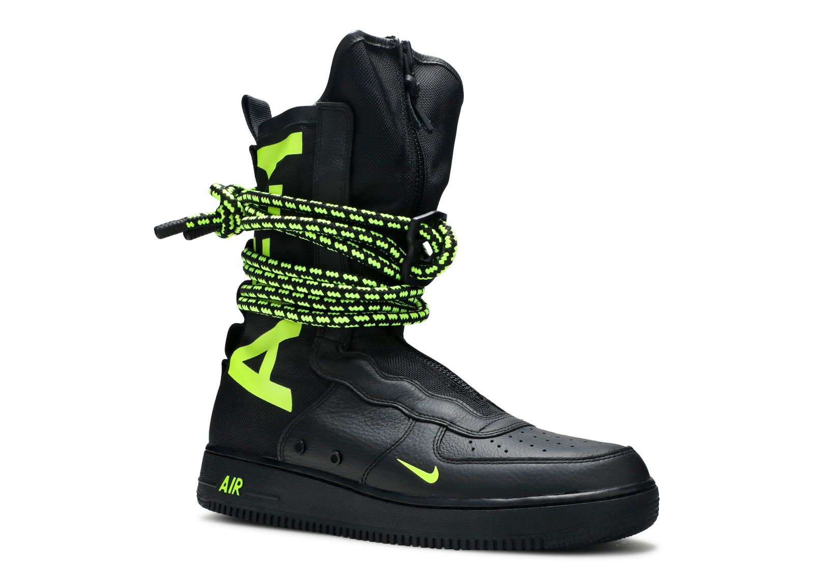 nike sf air force 1 high black volt