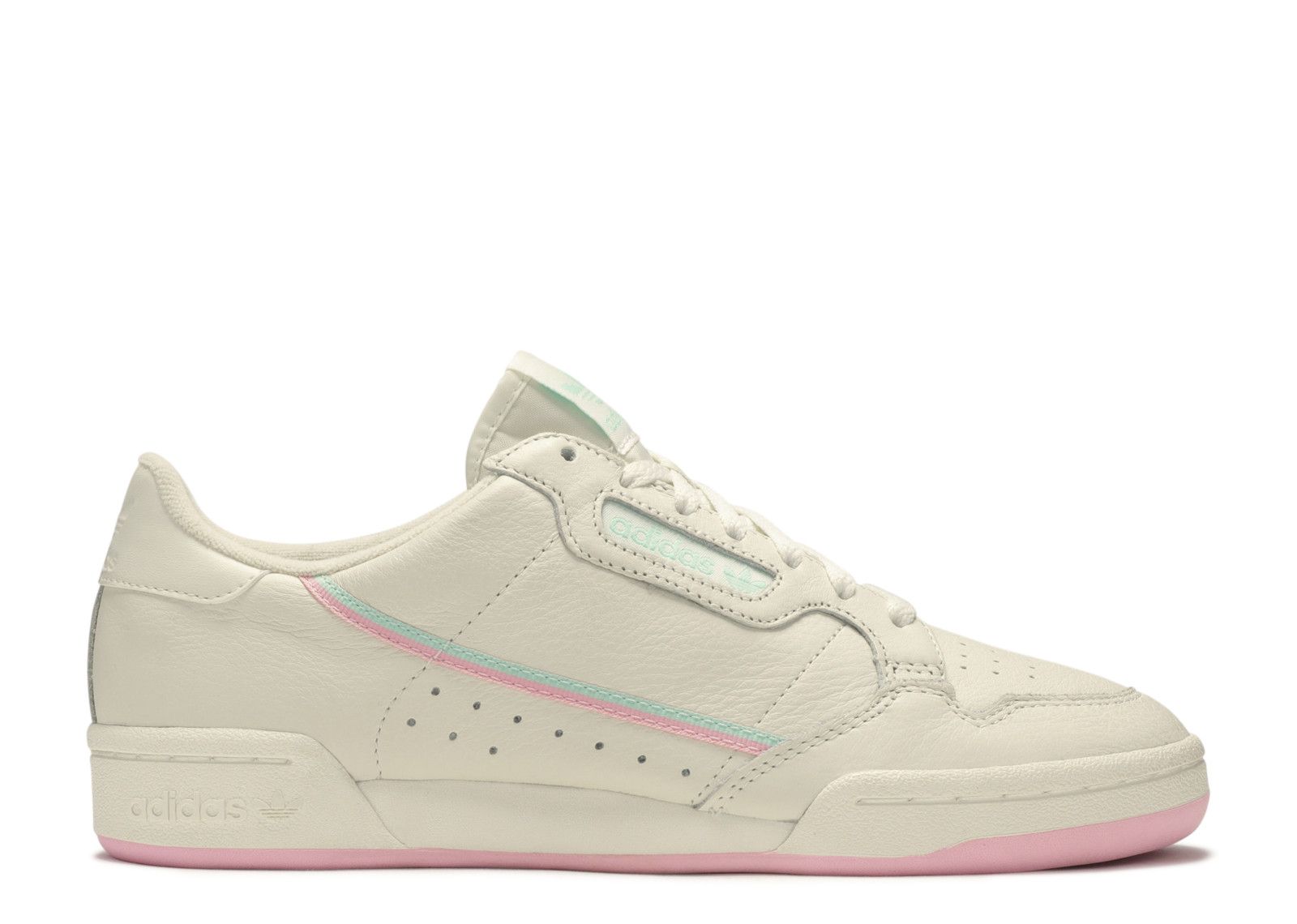 adidas gazelle silver green womens Adidas Continental 80 Off White True Pink Clear Mint main image 1