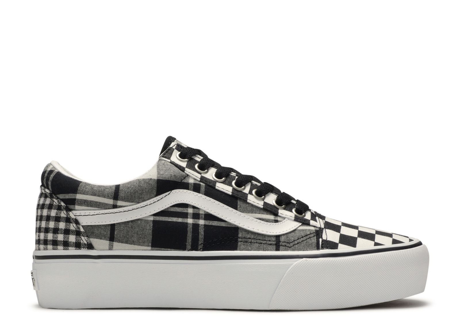 Old Skool Platform 'Plaid Checkerboard'