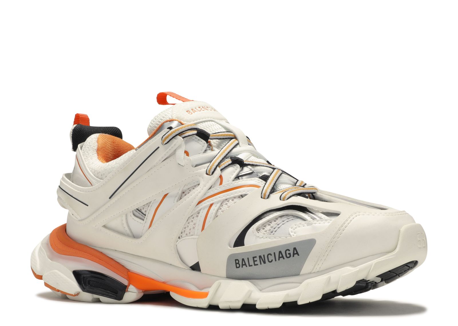 balenciaga track sneakers white orange