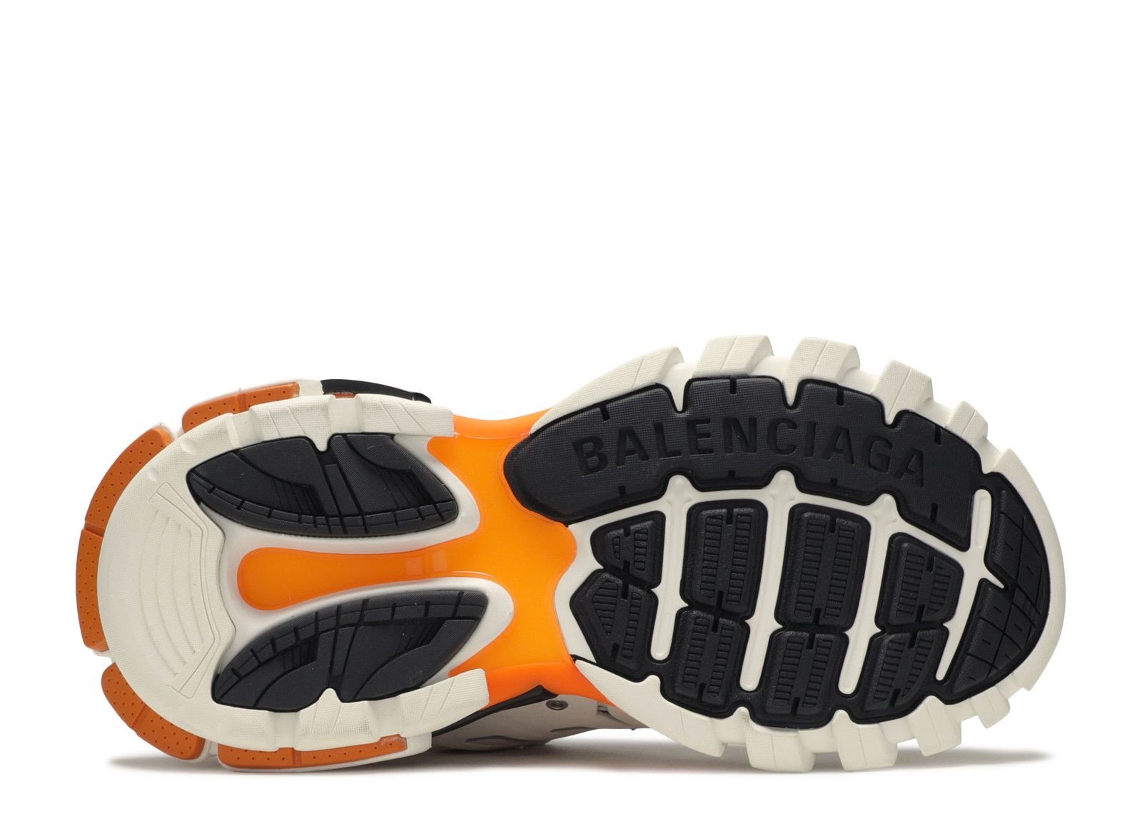 balenciaga shoes orange and white