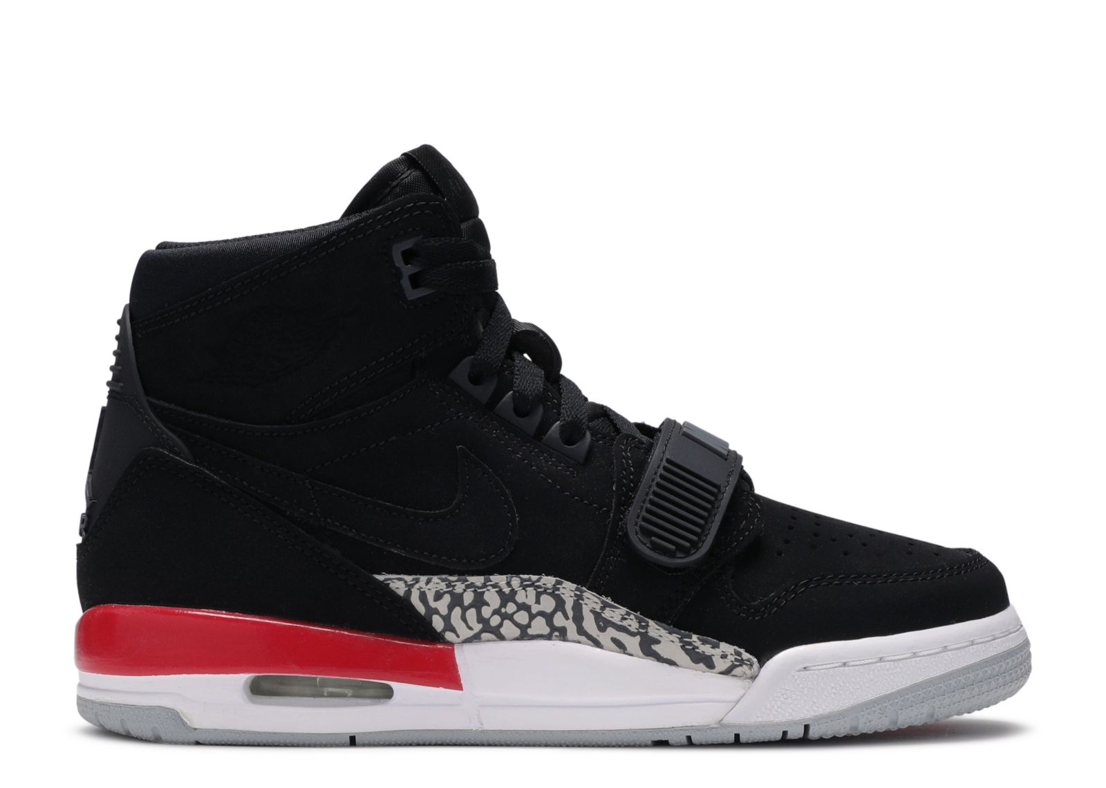 Nike Air Jordan Legacy 312 Blk-Fire Red Kids Size 1Y AT4047 060 PS