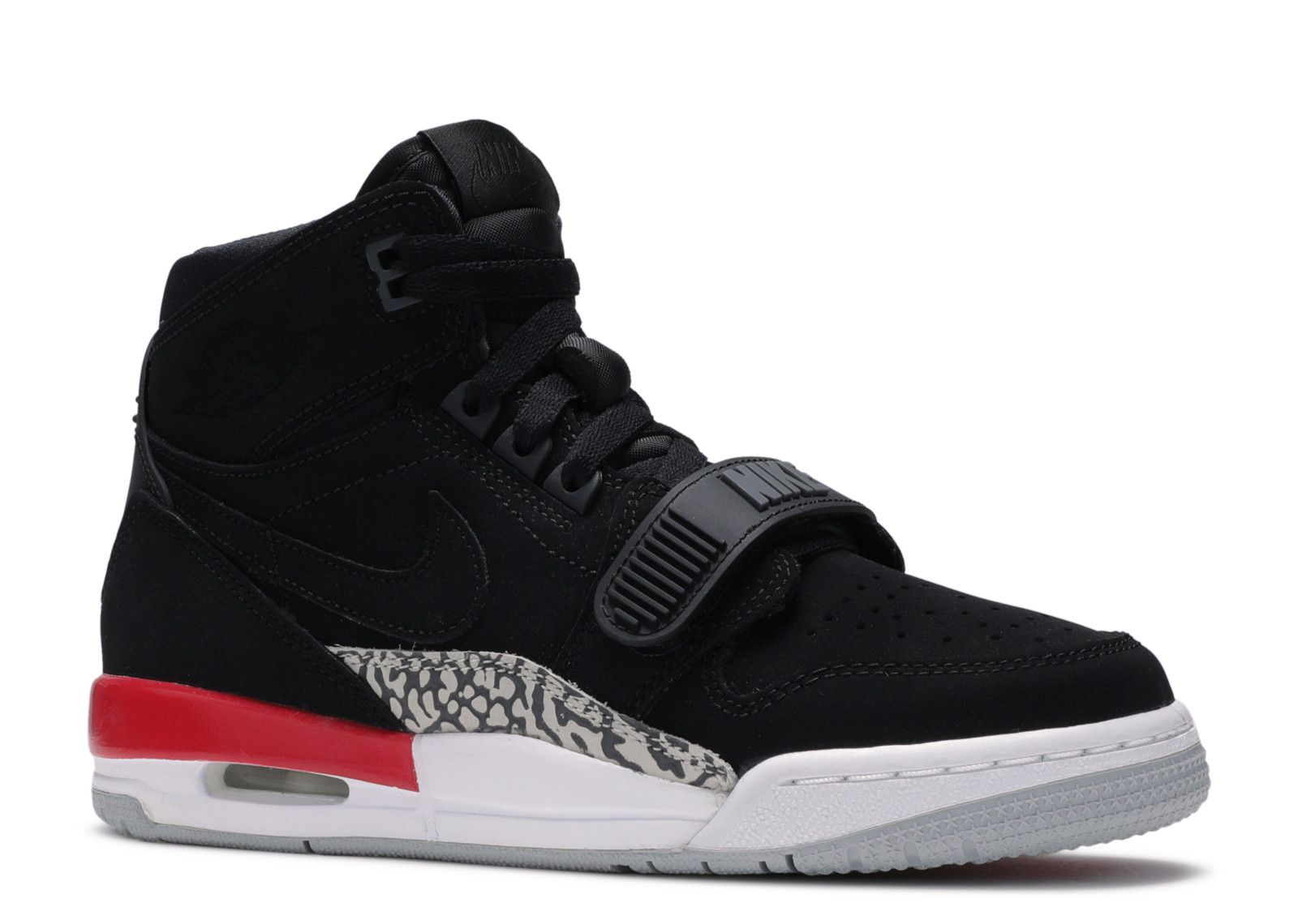 NIKE Air Jordan Legacy 312 AT4040-001 Sz 6 Nike Air Jordan Legacy 312 GS Black White Cement Gray Shoes  main image 3