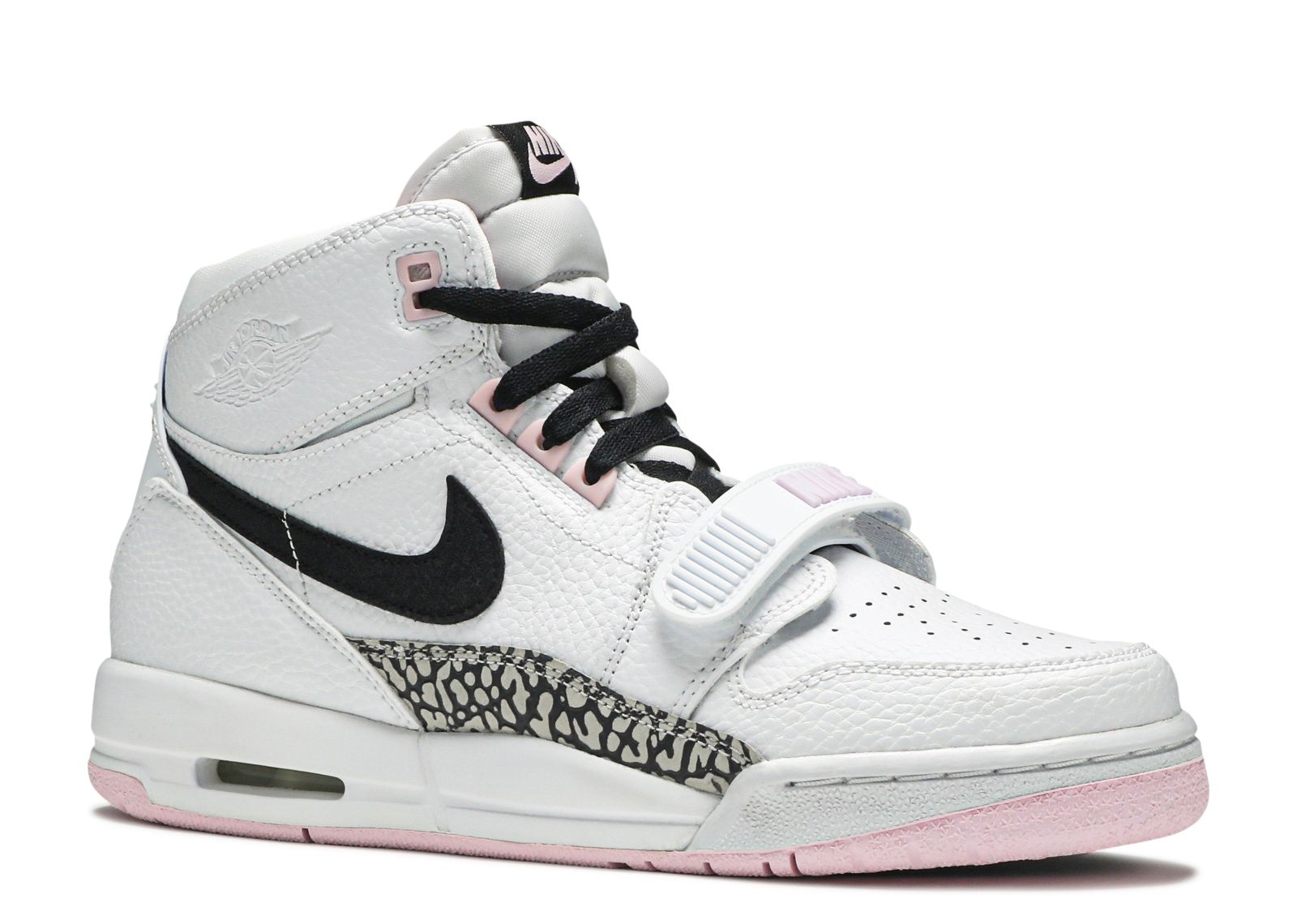 jordan legacy 312 white black pink foam