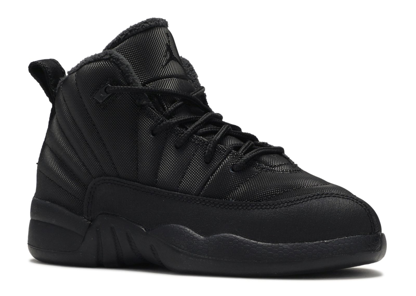 Jordan 12 Retro Winterized PS Triple Black Air Jordan BQ6850 001 black black anthracite Flight Club