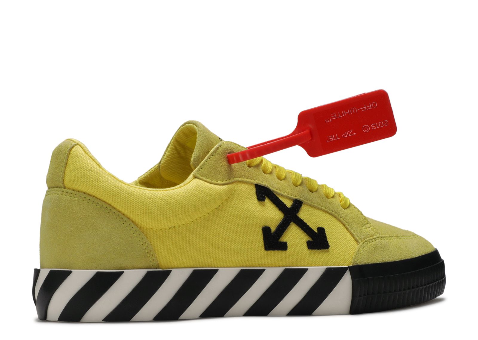 Off White Vulc Low Yellow Off White OMIA085E19C210476010 yellow black Flight Club