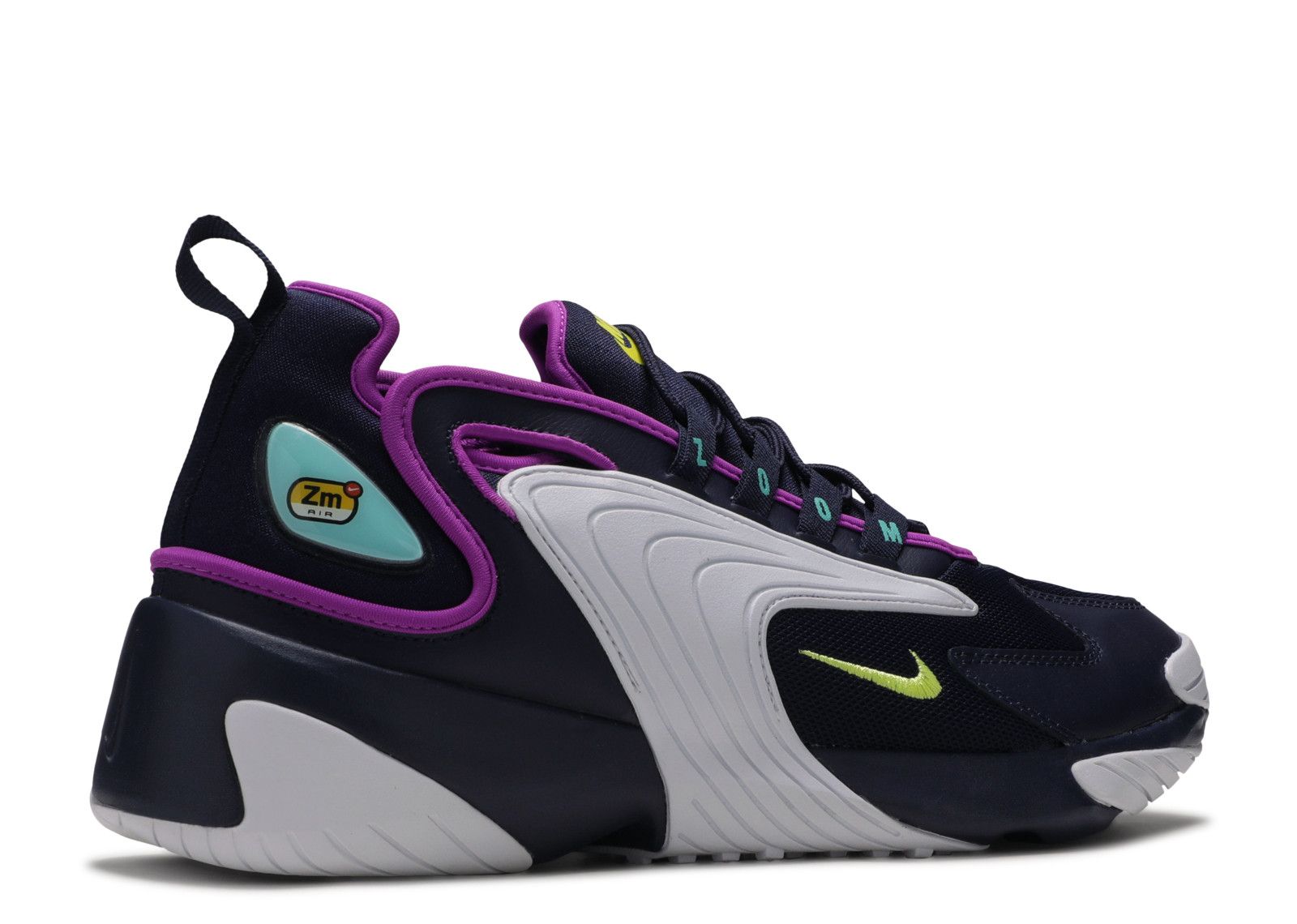 Zoom 2k Blackened Blue Nike Ao0269 401 Blackened Blue White Aurora Dynamic Yellow Flight Club