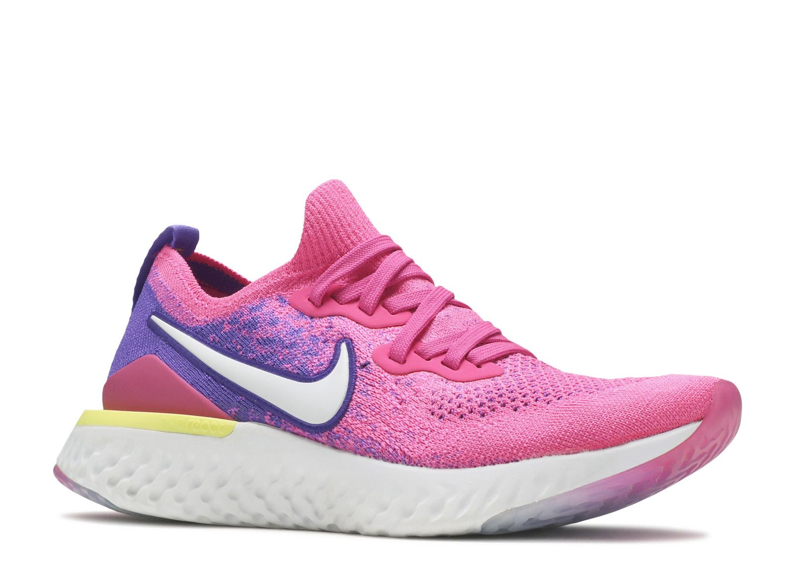 nike epic react flyknit 2 laser fuchsia