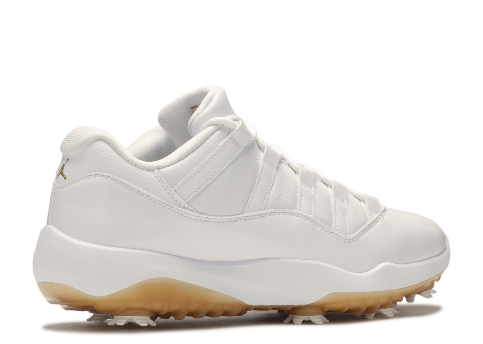 jordan 11 retro low golf white metallic gold