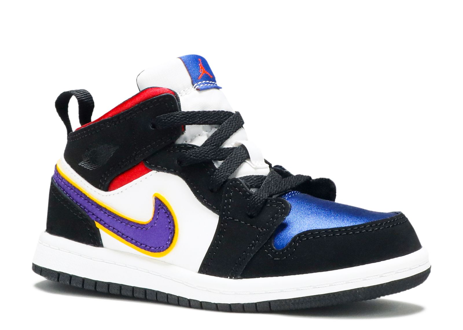 air jordan 1 mid se black field purple white