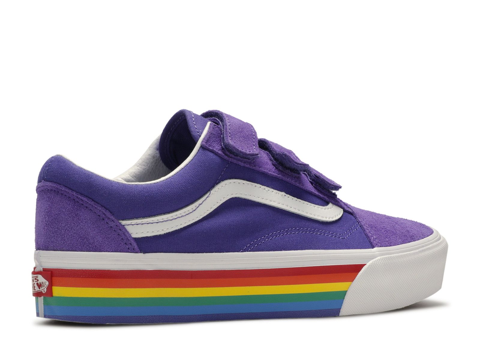 old skool v platform rainbow