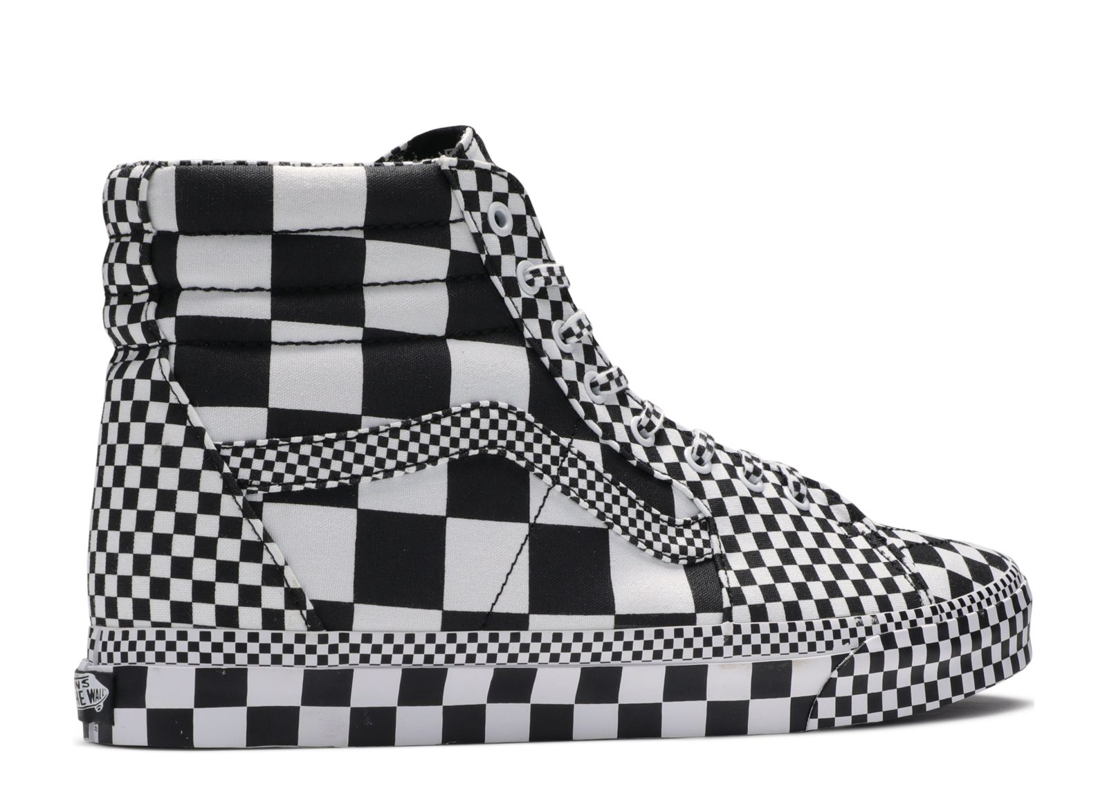 vans slip on all over checkerboard
