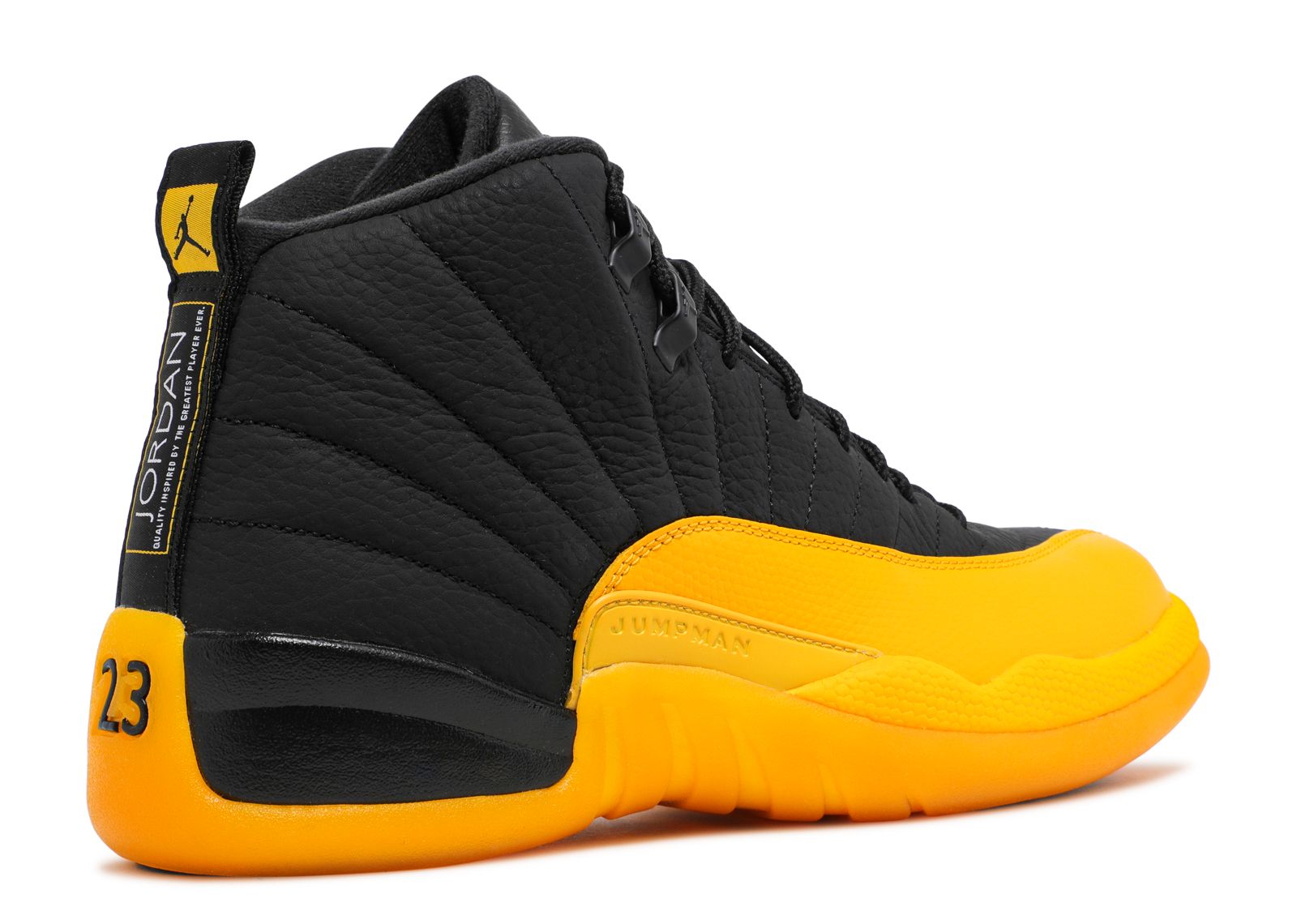 university gold and black jordan 12