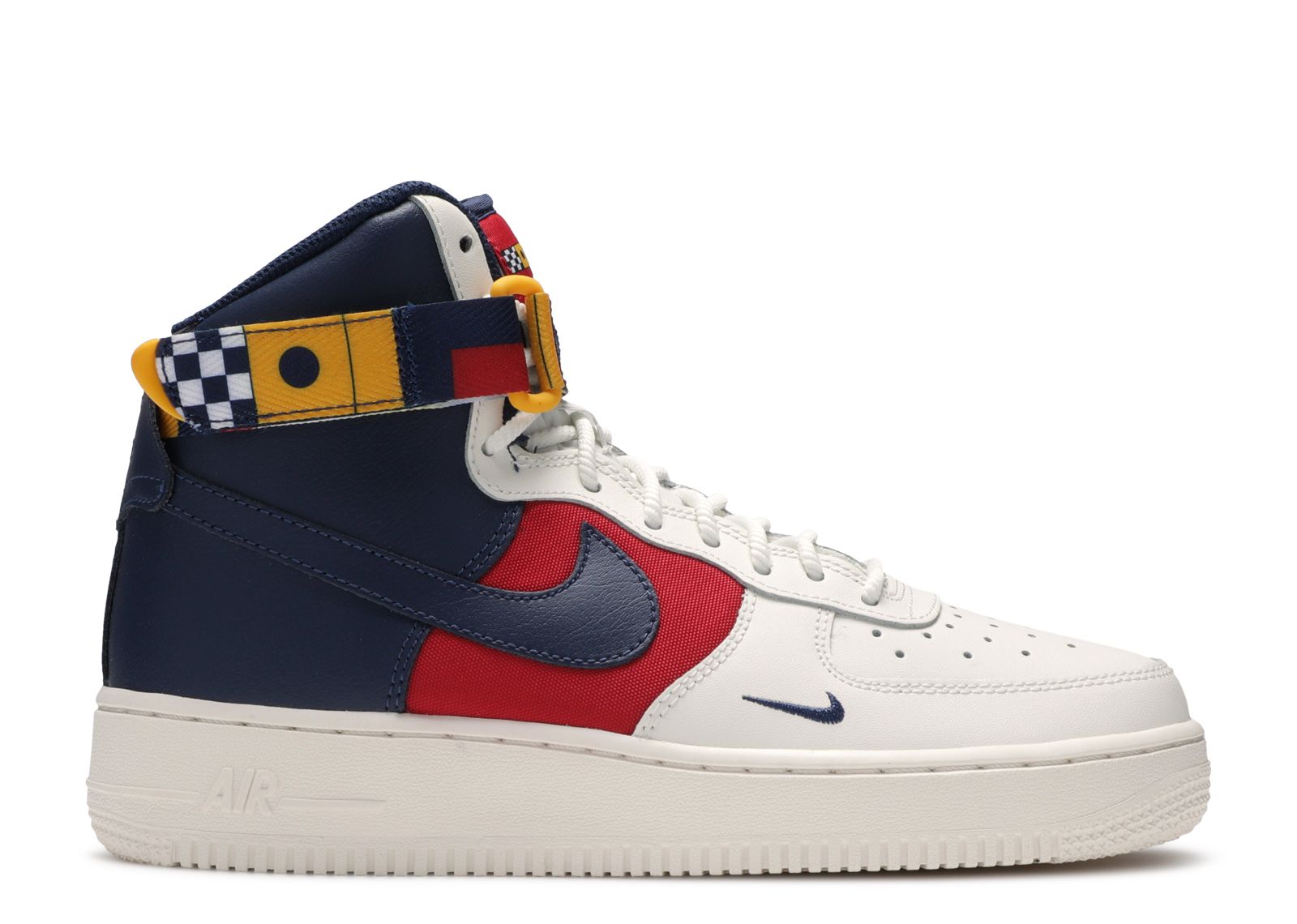 Air Force 1 High LV8 GS 'Multi Color' - Nike - AV7958 100 - sail/midnight  navy/gym red