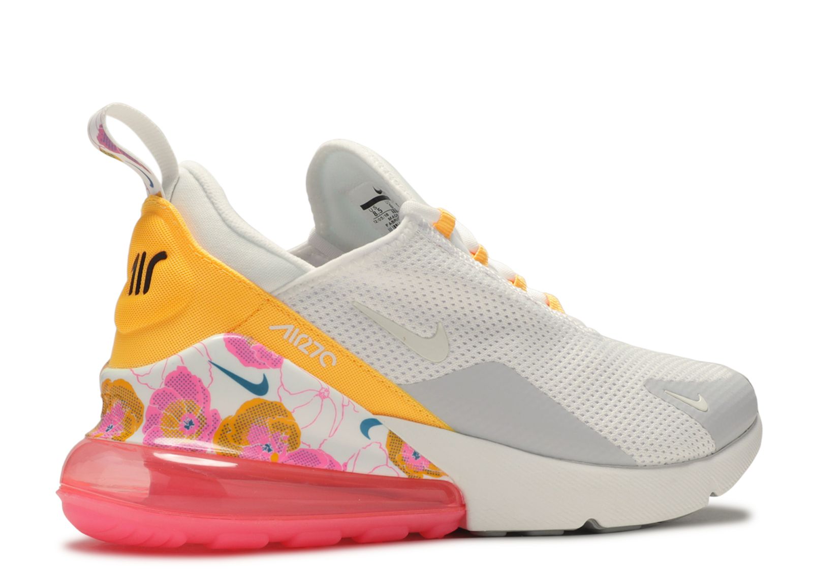 Air max 270 floral on sale heel