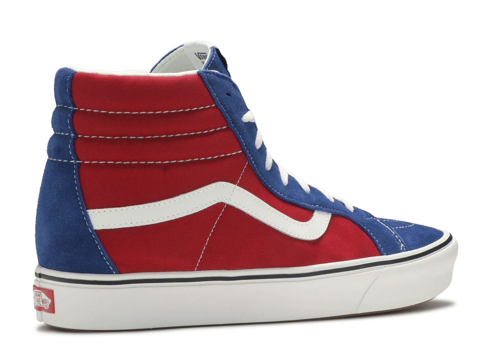 Vans sk8 hi 2024 blue and red