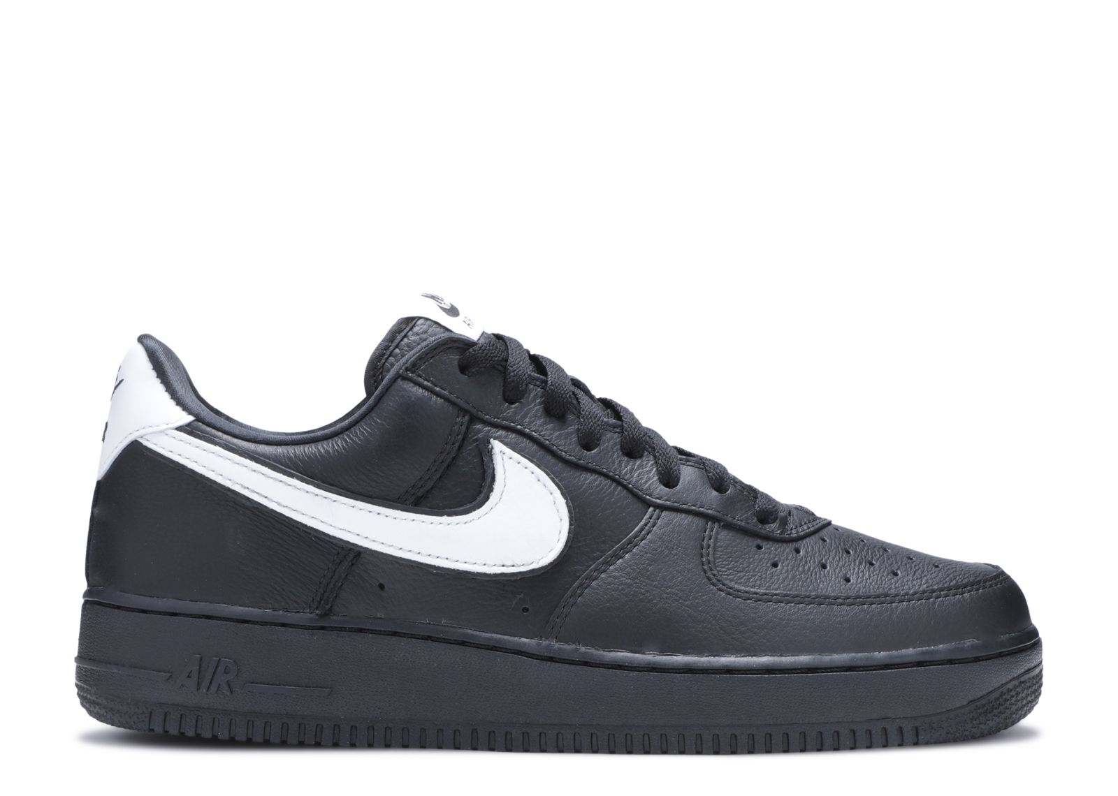 Nike air force 1 low hotsell retro qs black/white men's shoe