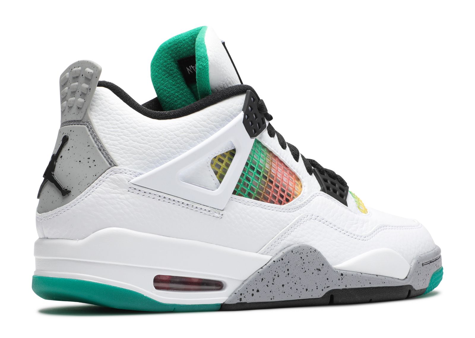 Wmns Jordan 4 Retro 'Rasta' - Air Jordan - AQ9129 100 - white