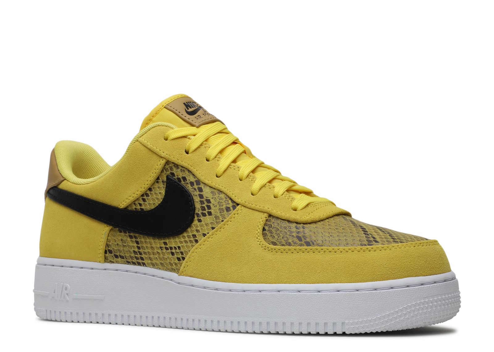 air force 1 low yellow snakeskin