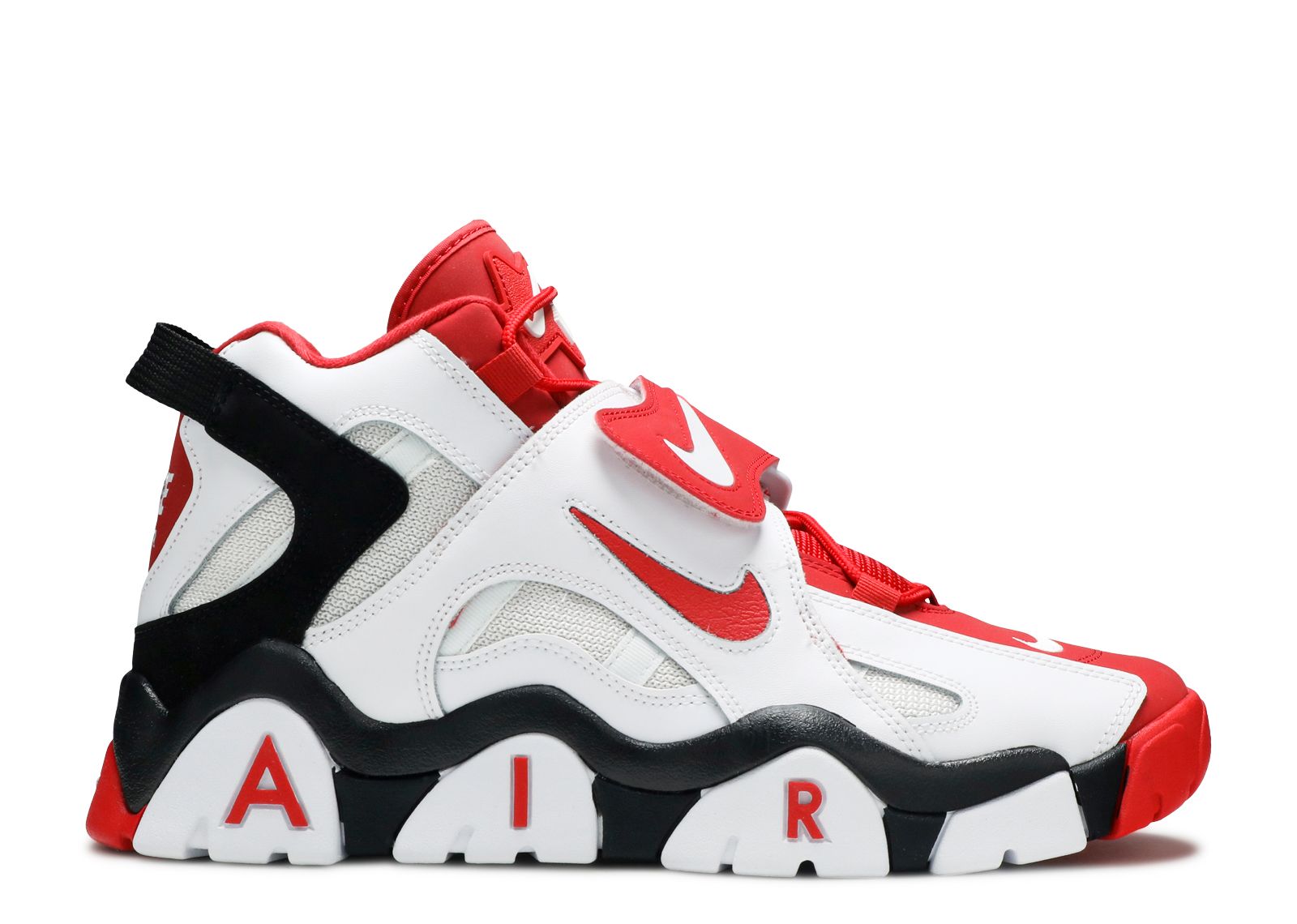red nike air barrage mid