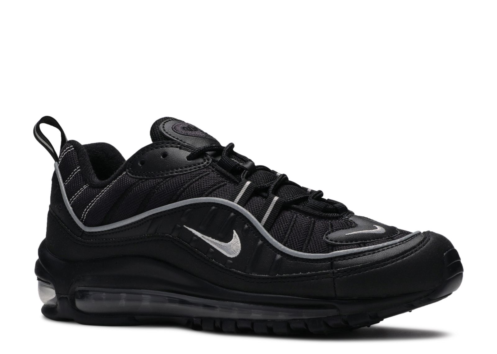 nike air max 98 black metallic silver oil grey
