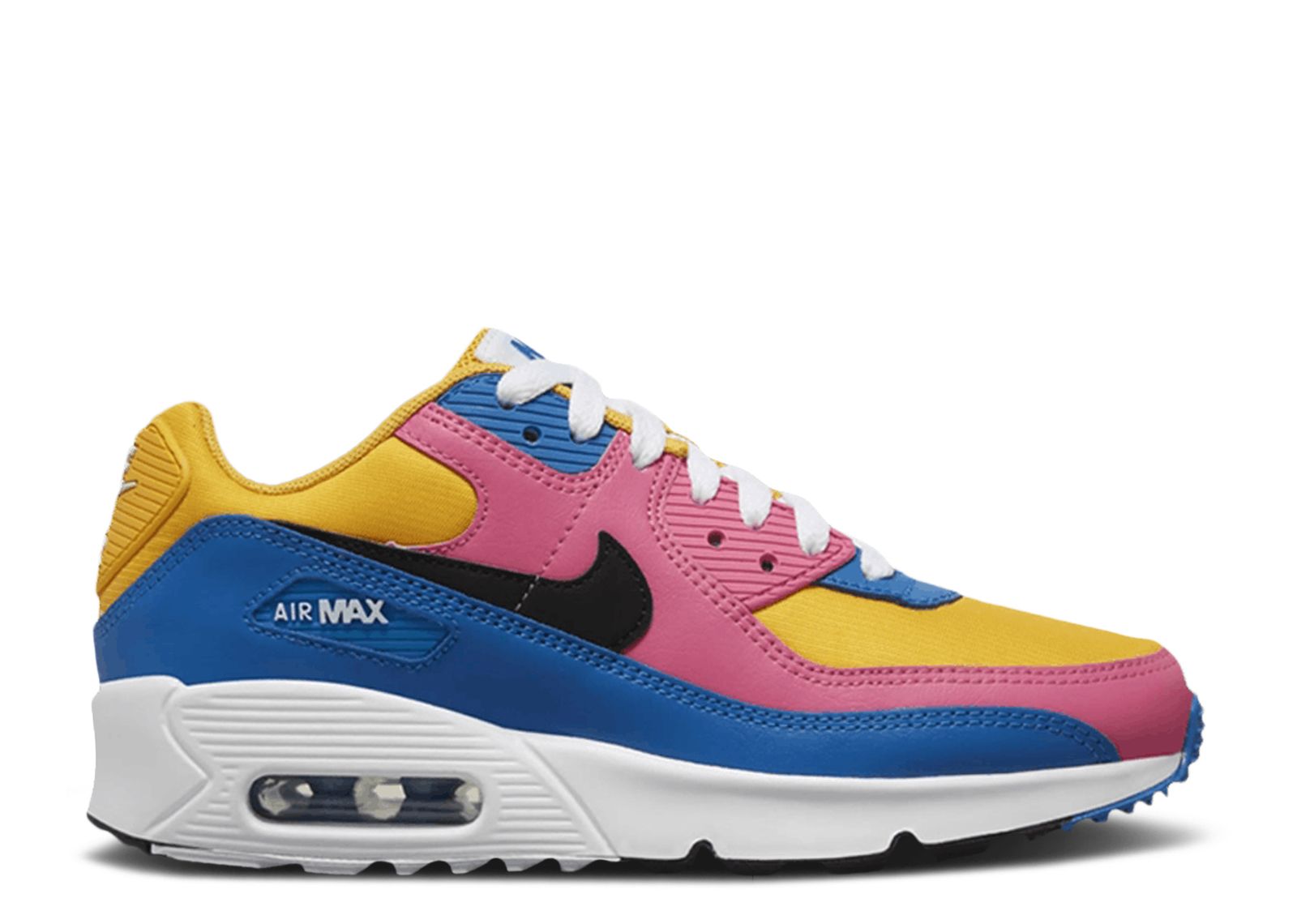 Nike air max 90 recraft yellow pink clearance blue