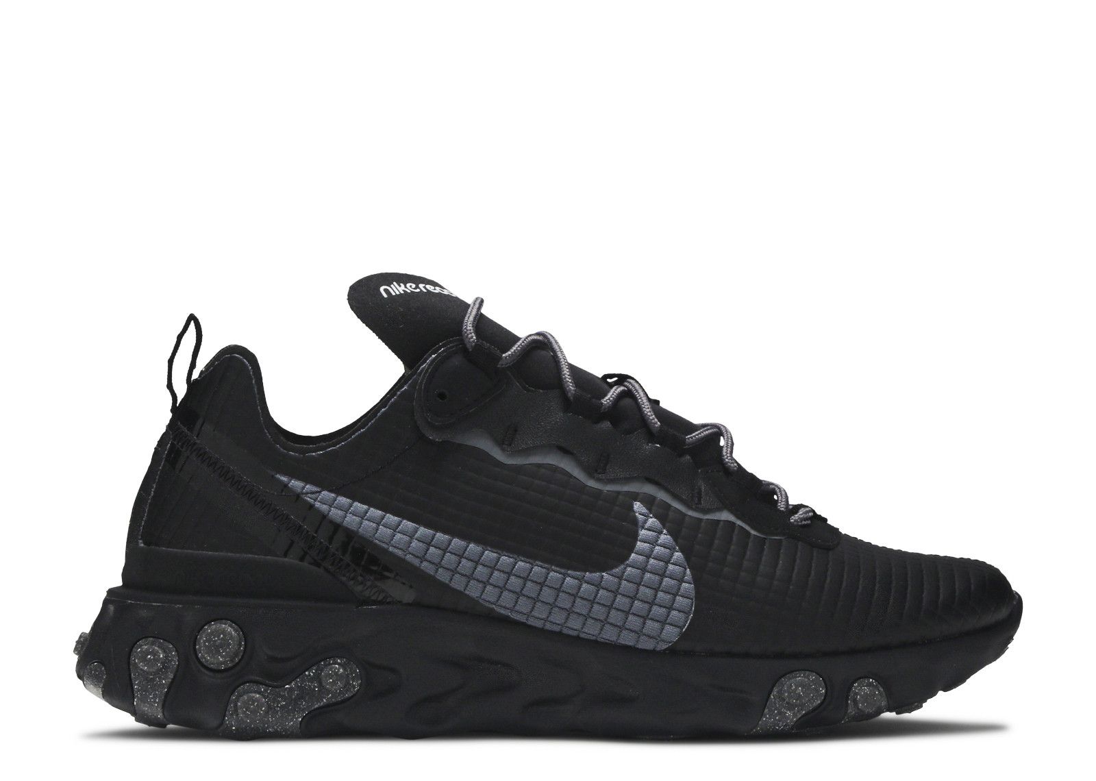 React Element 55 'Quilted Grid Black' Nike CI3835 002 Flight