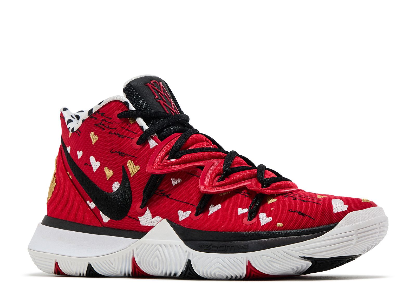 シューズ(男性用) Nike Kyrie 5 Sneaker Room Mom Nike SneakerRoom x Kyrie 5 'I Love You Mom White Red' CU0677-100