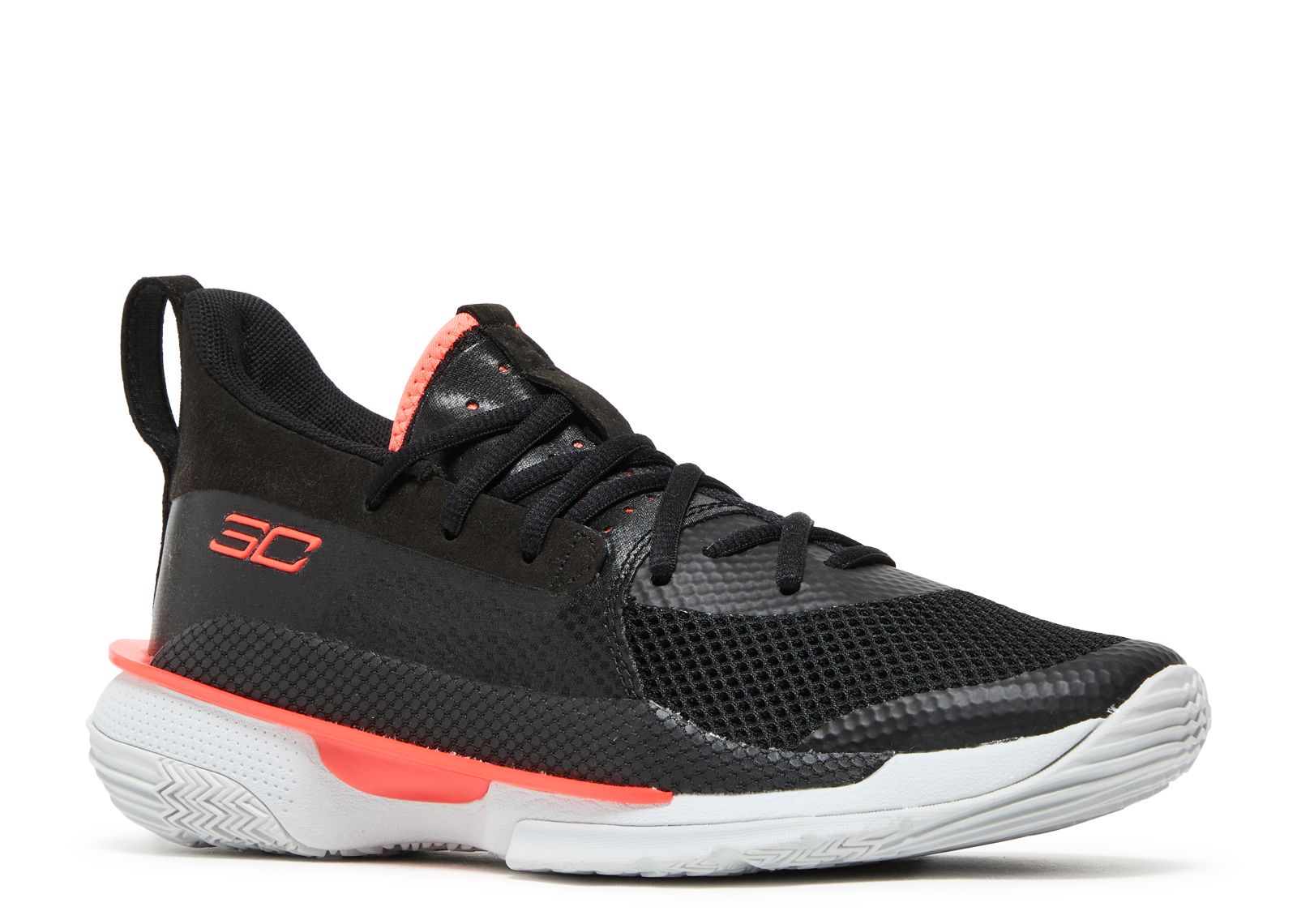 under armour basketball shoes black and orange