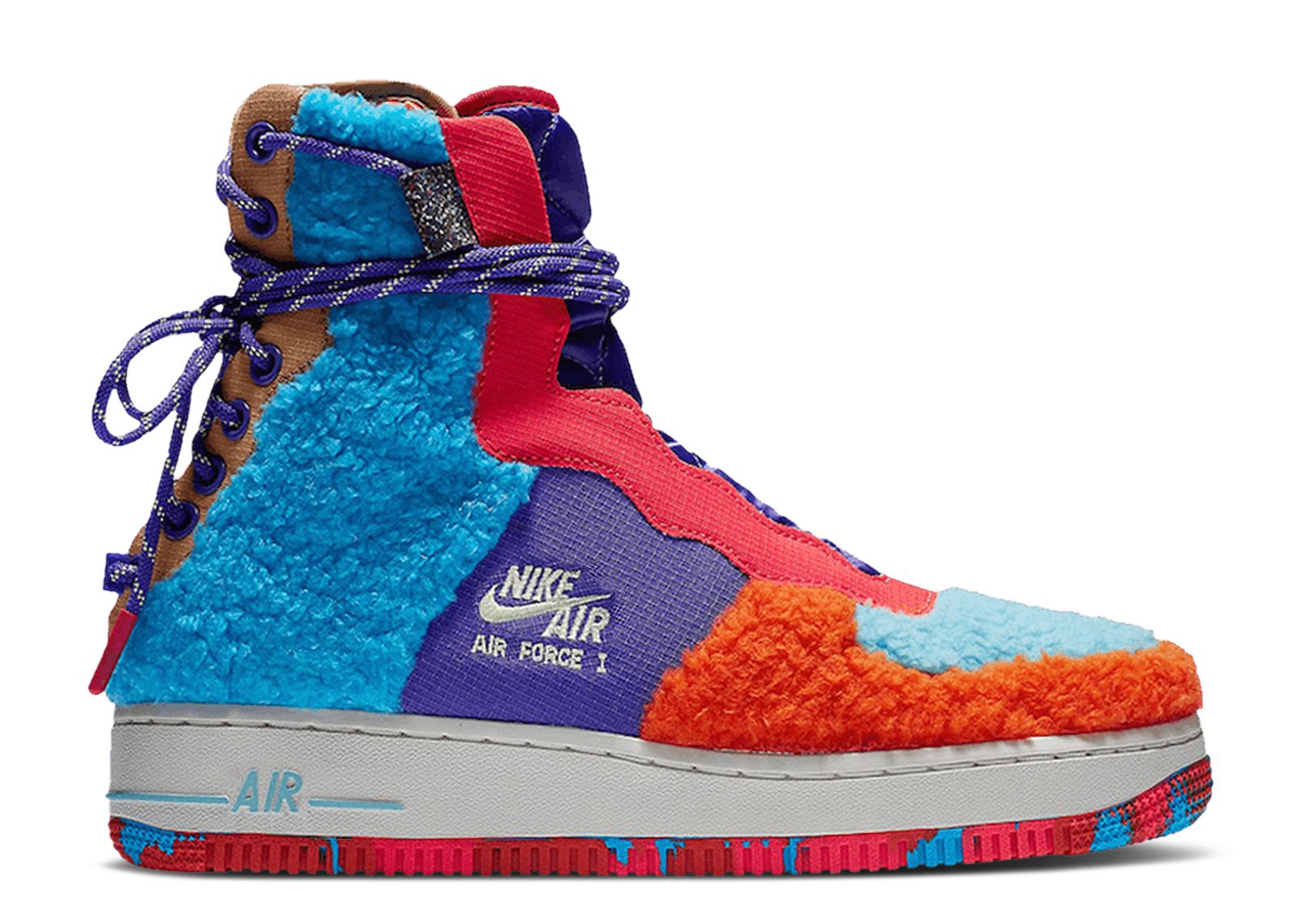 Wmns Air Force 1 Rebel XX Colored Sherpa Nike CQ7518 571