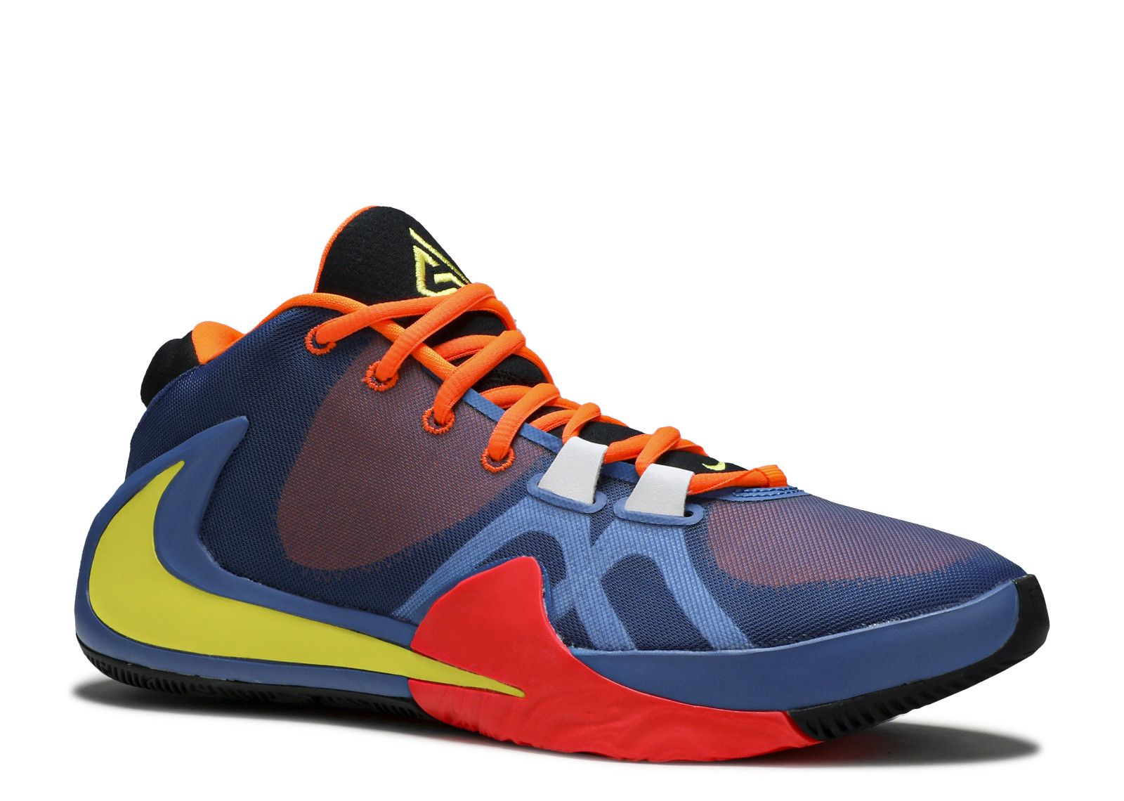 Nike Zoom Freak 1 Roots Multi Color Neon Vibrant Basketball Shoes Sneakers Nike Zoom Freak 1 Roots Men main image 4