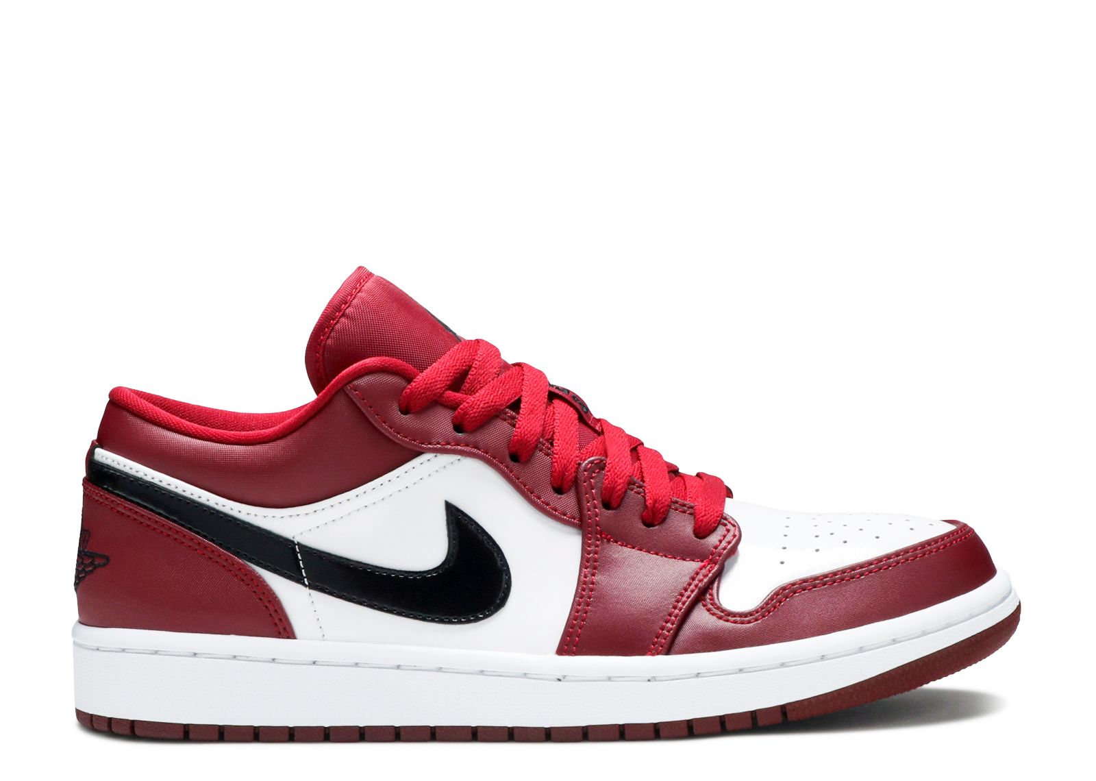 red and white jordan 1 low
