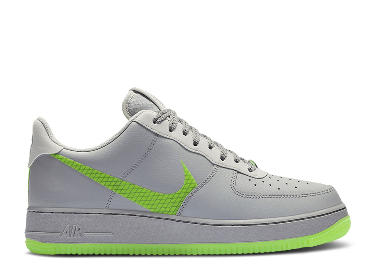 Air force discount 1 neon swoosh