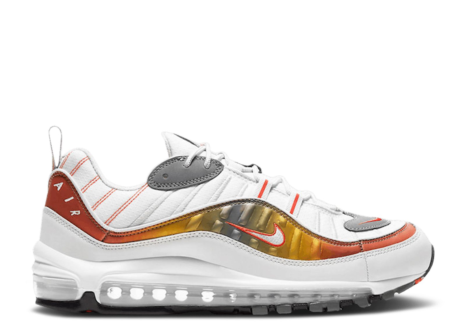 Grey and orange air max 98 hotsell