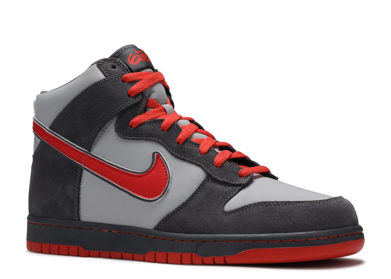 Dunk High 6.0 Premium 'Dark Grey Max Orange' - Nike - 506266 001
