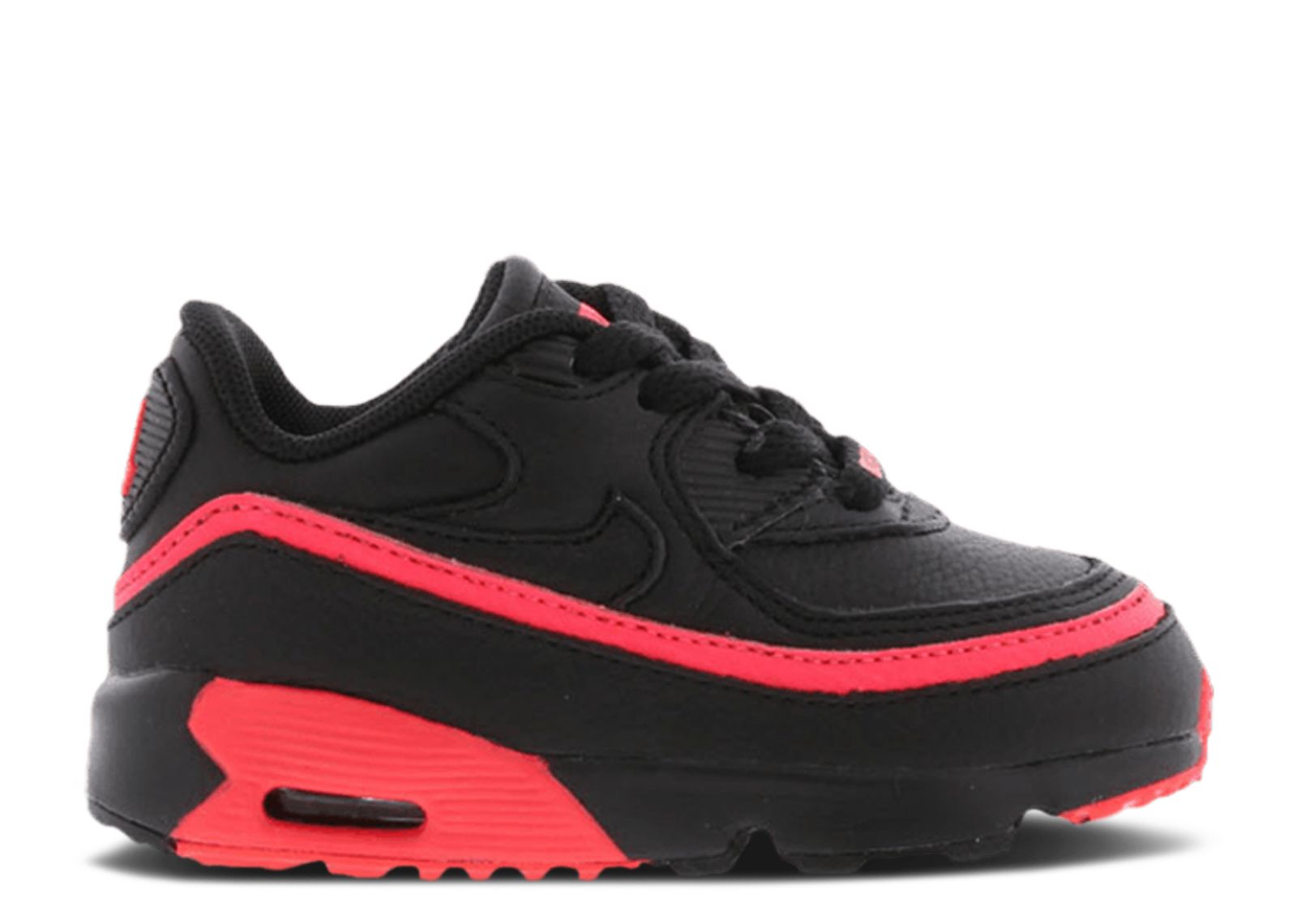 Undefeated x nike air max 90 black solar red sale