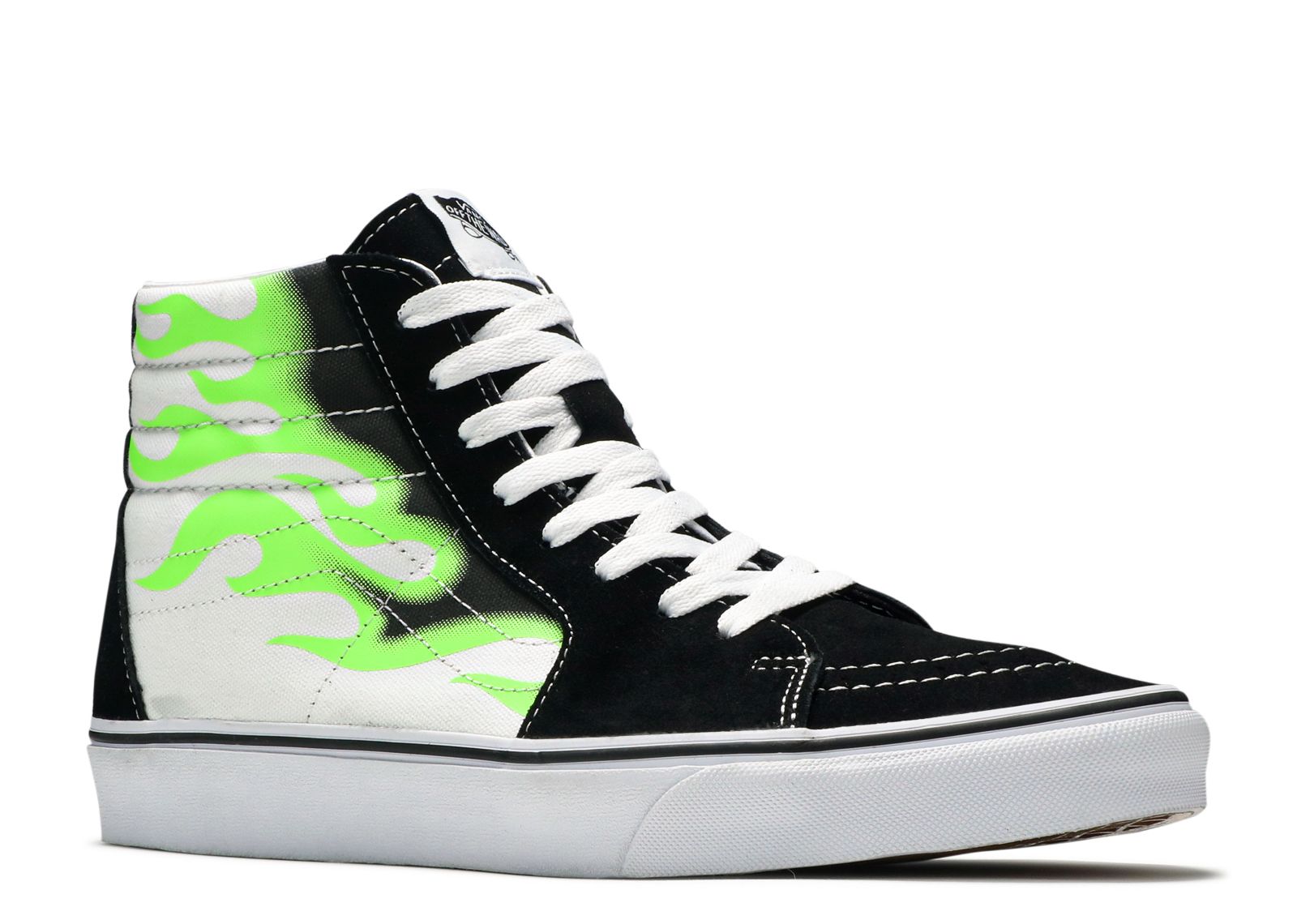 Sk8 Hi Flame Black White Vans VN0A4U3CXEY black true white