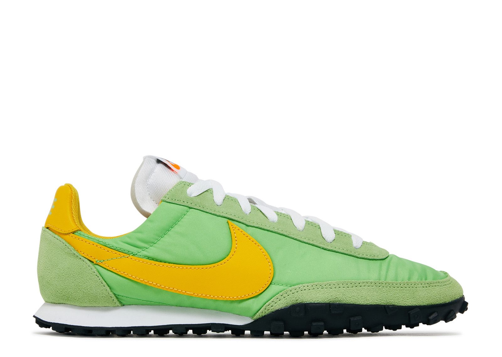 nike waffle racer green nebula