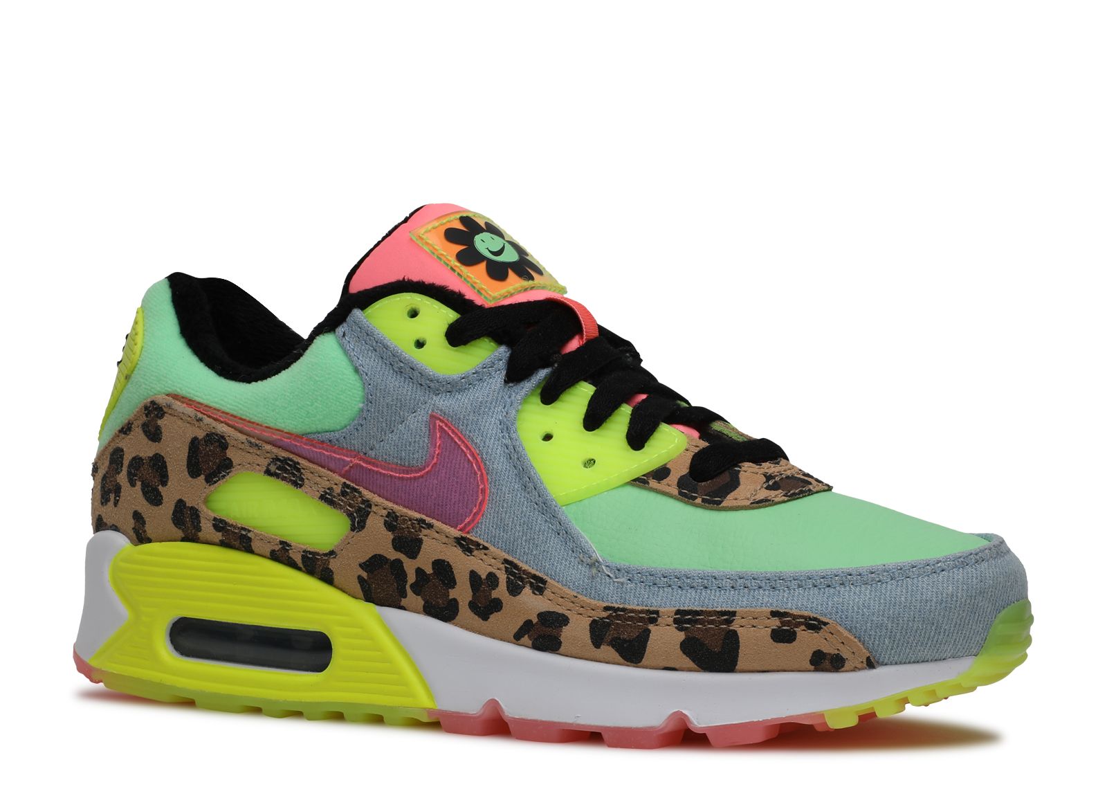 nike air max 90 illusion green sunset pulse