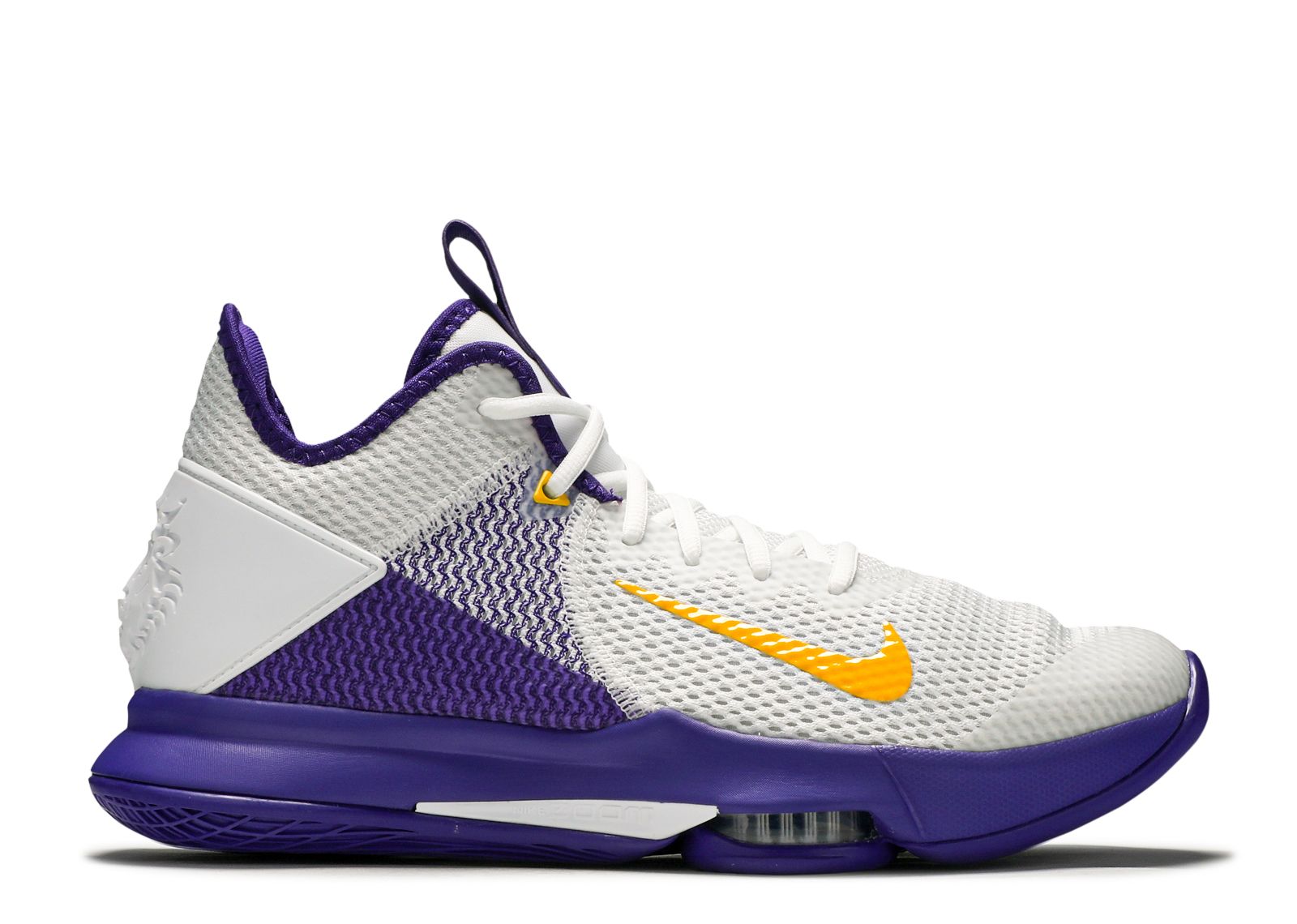 LeBron Witness 4 Lakers Nike BV7427 100 white voltage