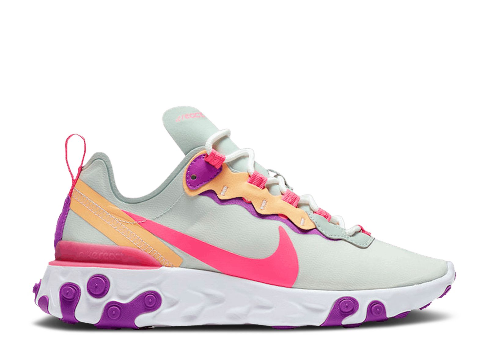 Wmns React Element 55 Digital Pink Nike BQ2728 303