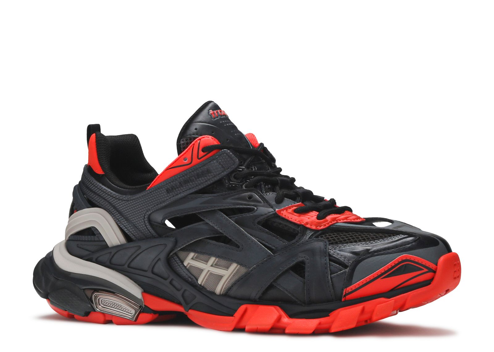 Balenciaga Track.2 Trainer Black Red Grey