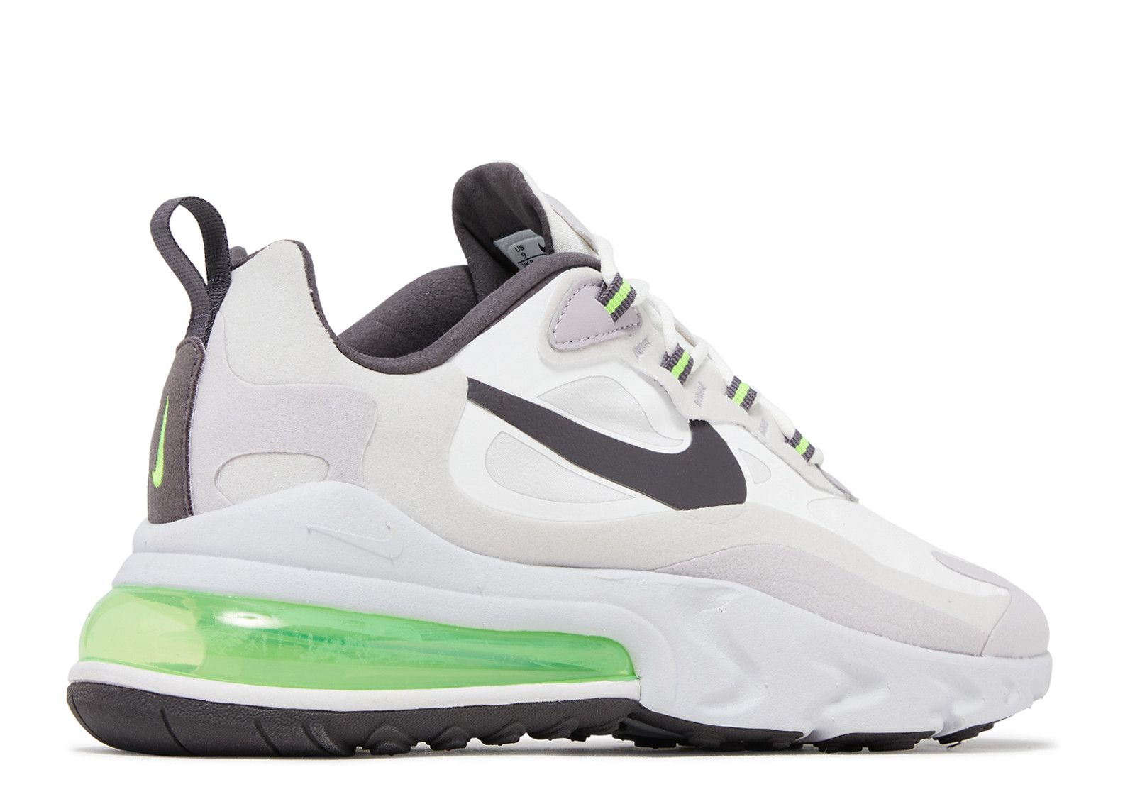 nike air max 270 react summit white electric green
