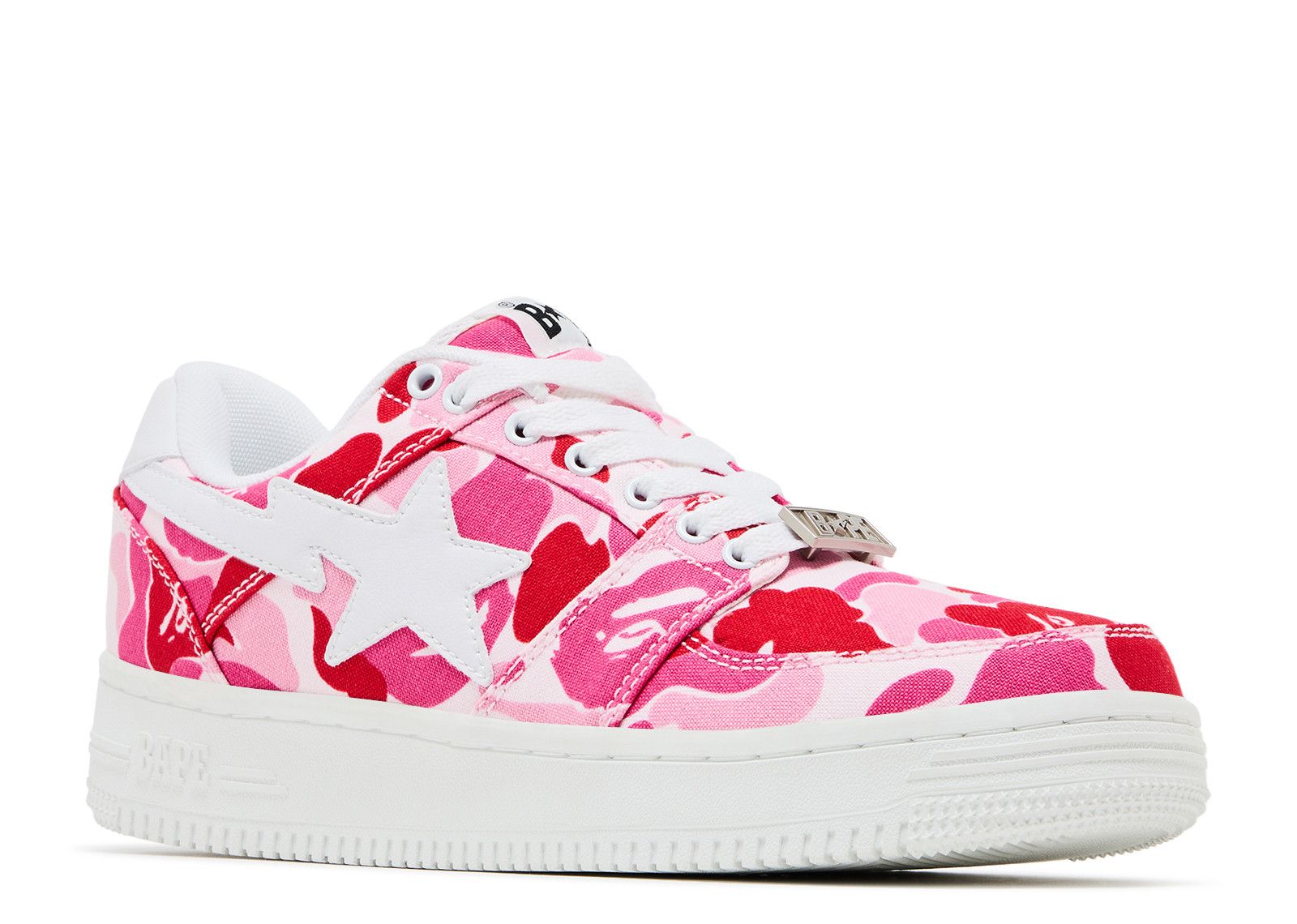 Bapesta Low 'Pink ABC Camo' - BAPE - 1G30191001 - pink/red/white