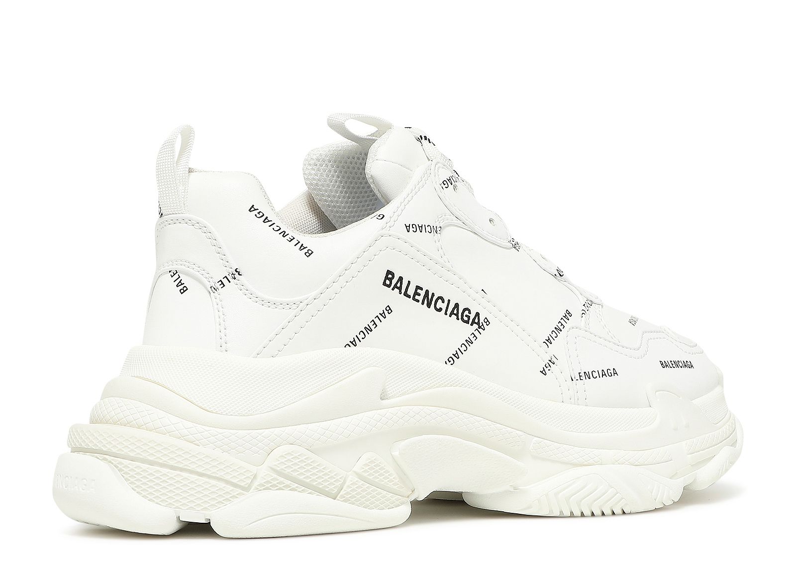 Balenciaga triple s 2024 allover logo white