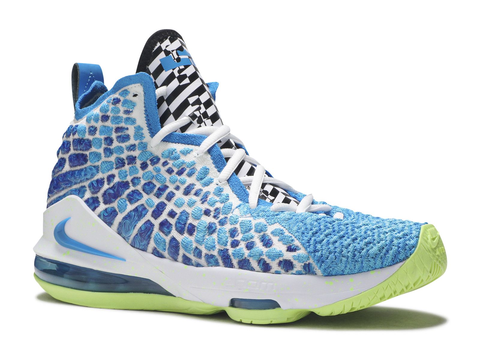 lebron 17 photo blue ghost green