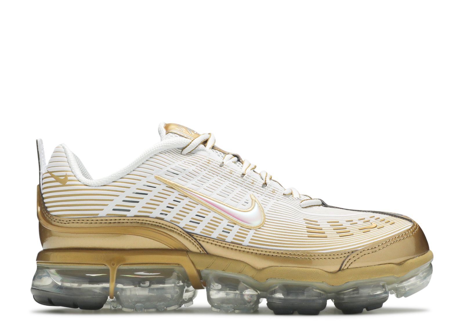 white and gold vapormax 360