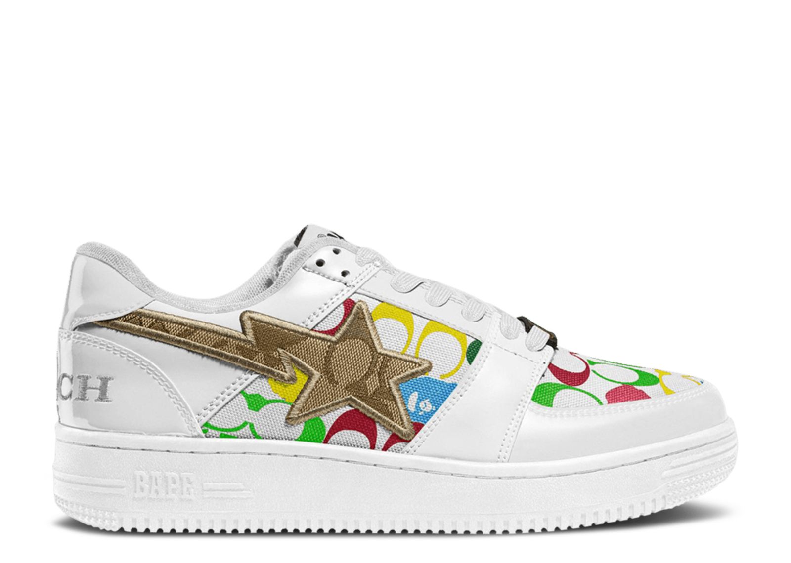 Coach X Bapesta Low 'White Multi Camo' - BAPE - 1G23 191 902