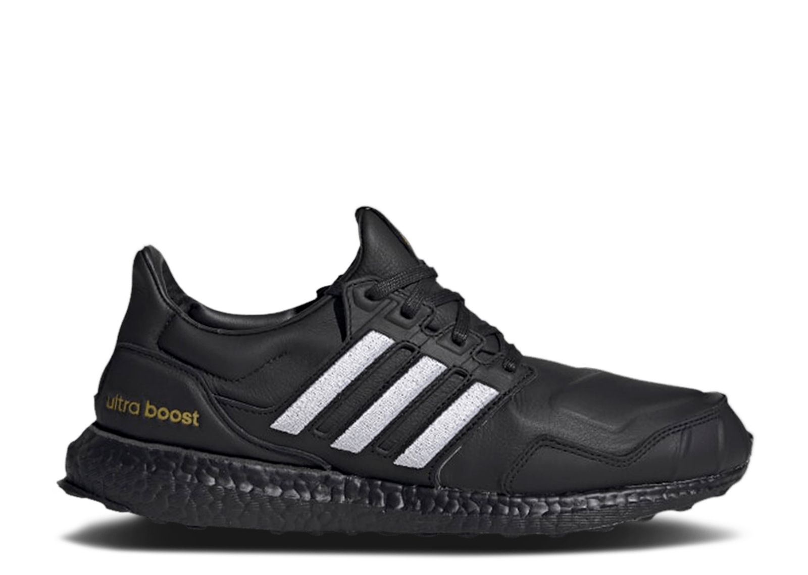 UltraBoost DNA Black Leather Adidas EG2043 core black cloud white gold metallic Flight Club